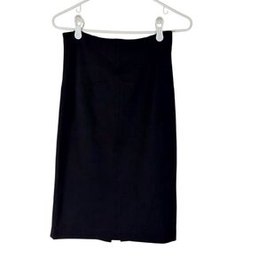 Vicolo Gonna Black Pencil Skirt Size M High Waist  Back Slit